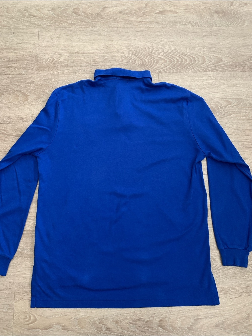 Polo Ralph Lauren Blue Long Sleeve Polo Size L - Picture 3 of 6